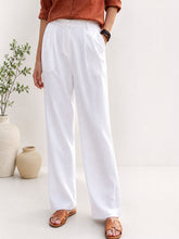 White Cotton Pant For Womens