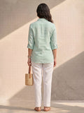 Mint Green Classic Sublime Shirt In Cotton