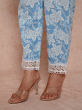 Blue Hand Block Printed Cotton Co-Ord Set