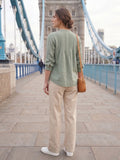Sage Green Women's Shirt In Cotton