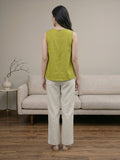 Green Party Wear Stylish Top In Cotton